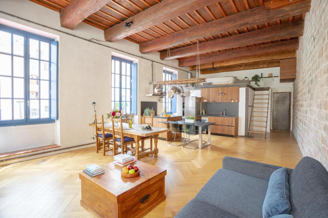 Sunny Stylish Spacious Loft In Old-Port Marseille Exterior photo